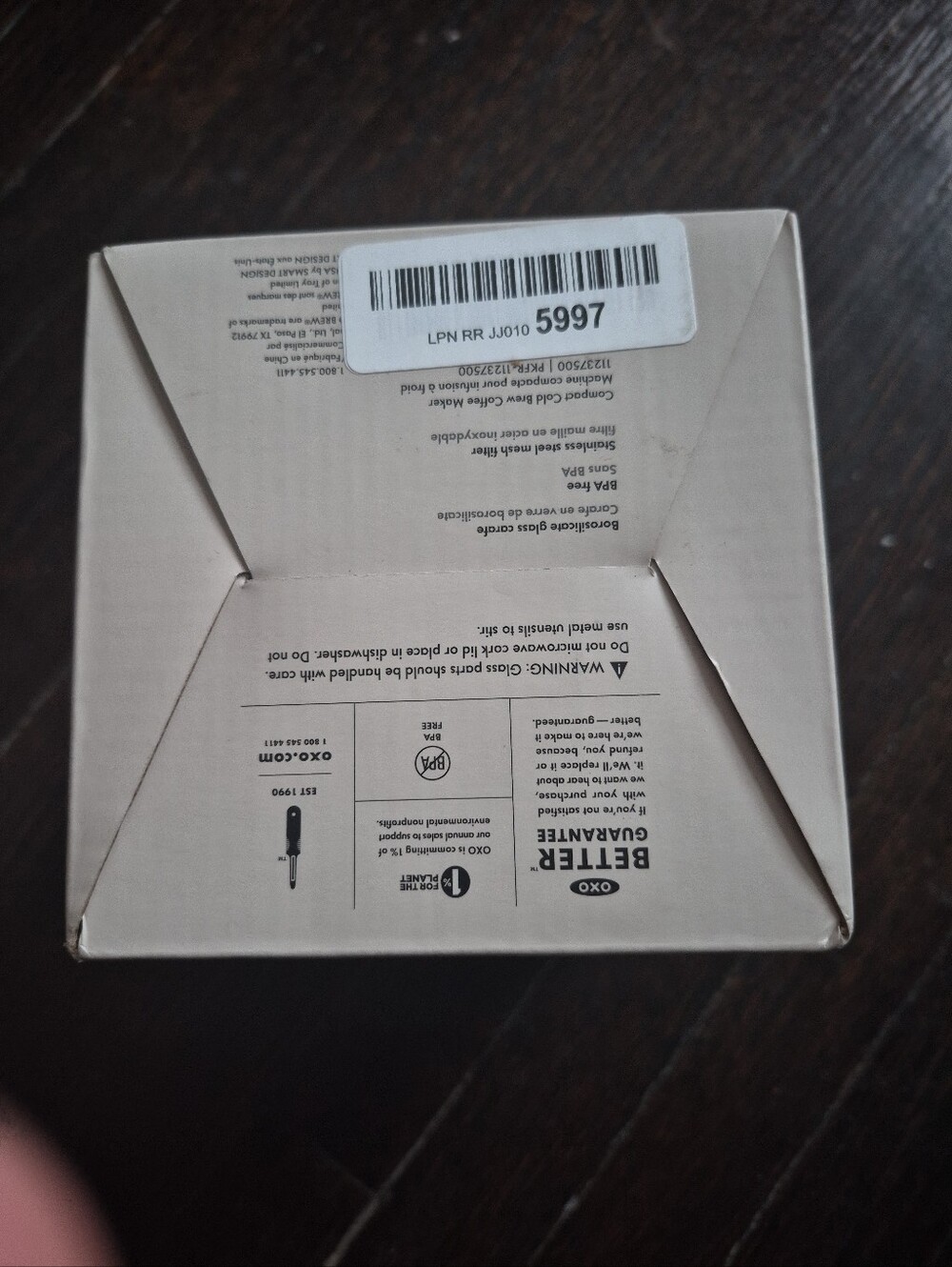 OXO Compact Cold Brew Coffee Maker Complete  Open Box.... - Picture 9 of 11